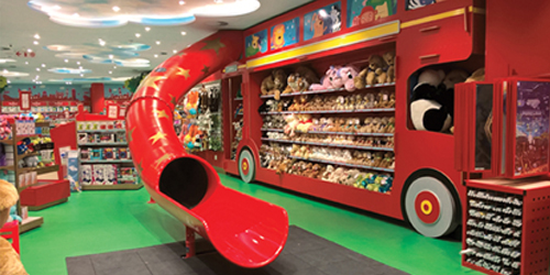 Alclad Shopfitting Photo of Hamleys store